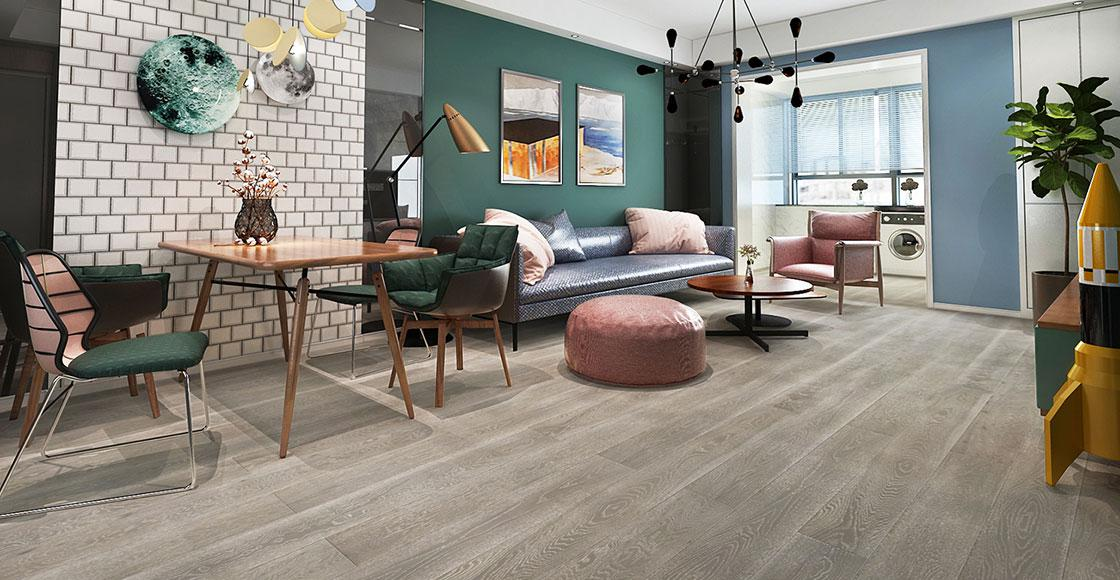 Solid wood composite floor