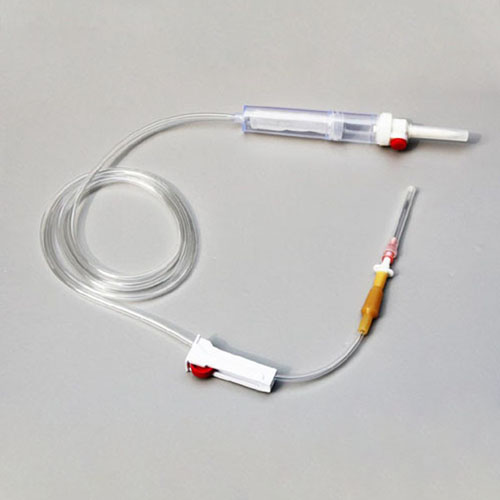 Disposable Blood Infusion Set with Needle in PE Bag