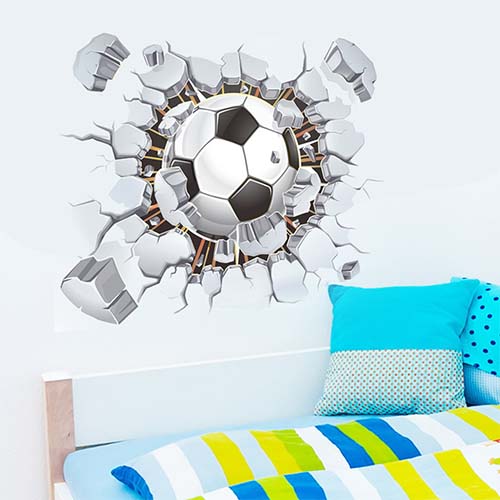 Cool Football Wall Stickers for Boys Room or Bedroom