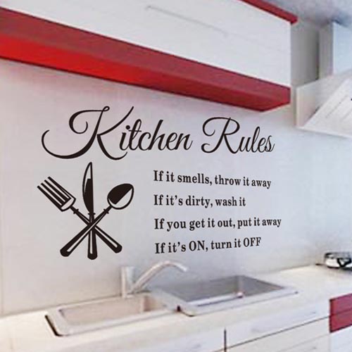 Beautiful Vinyl Kitchen Wall Art Stickers Quotes