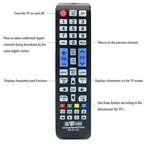 Smart Universal Remote Control for Samsung TV