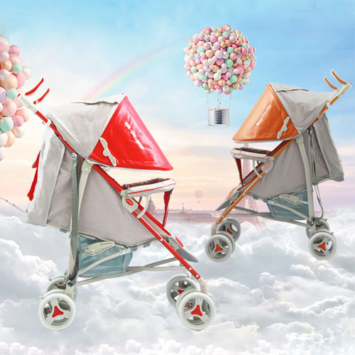 Wholesale Newborn Baby and Toddle Single Prams with UV-Resistant Canopy