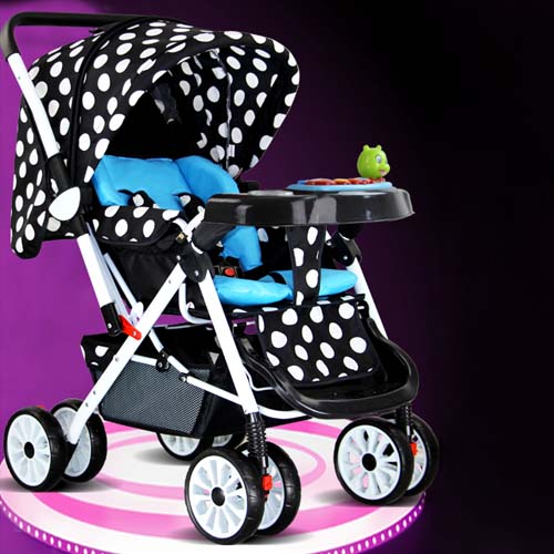 Parent Facing All Terrain Buggy with Sun Shade Canopy and Big Wheels